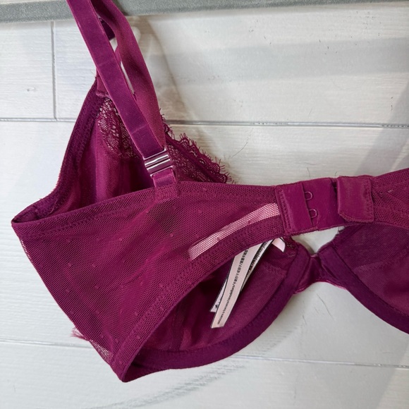 Victoria's Secret NWOT Unlined Demi Velvet Bra Size 32DDD - Picture 5 of 7